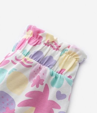 Short Clochard Infantil con Estampa Floral - Talle 1 a 5 años 4