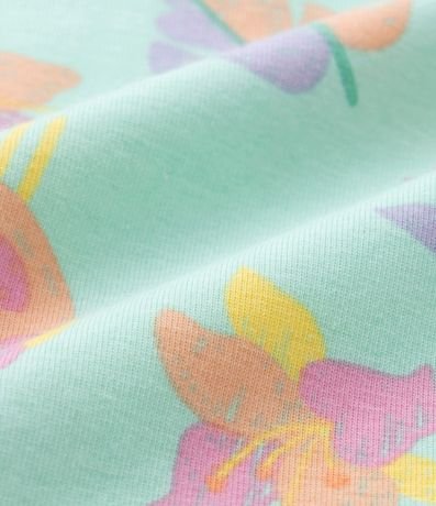 Musculosa Infantil con Estampa de Follajes - Talle 1 a 5 años 3