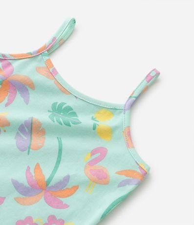 Musculosa Infantil con Estampa de Follajes - Talle 1 a 5 años 4