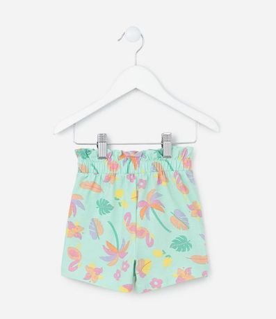 Short Clochard Infantil con Estampa Tropical - Talle 1 a 5 Años 2