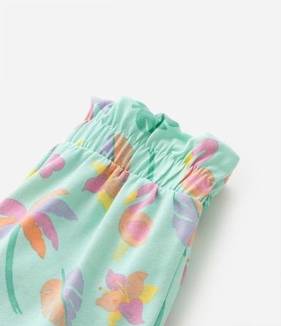 Short Clochard Infantil con Estampa Tropical - Talle 1 a 5 Años 4