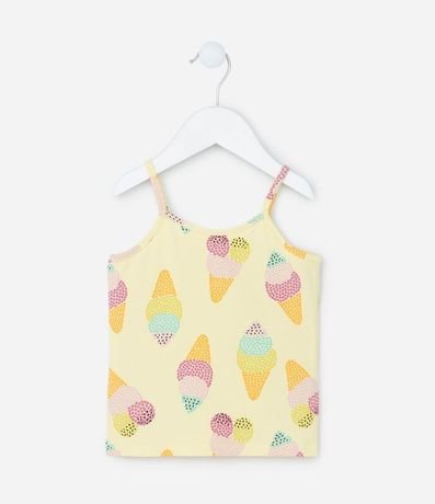 Musculosa Infantil con Estampa de Helado - Talle 1 a 5 años 2