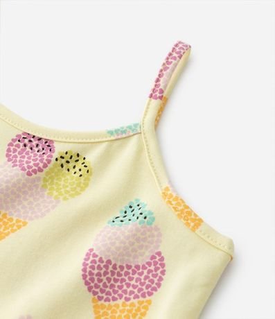 Musculosa Infantil con Estampa de Helado - Talle 1 a 5 años 4