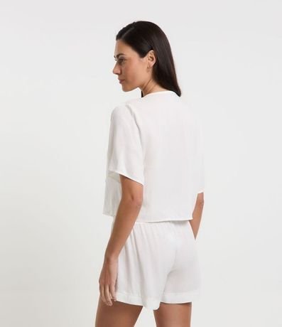 Pijama Short Doll en Viscosa con Lazo 4