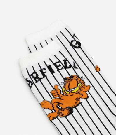 Media Caña Larga en Algodón con Estampa Garfield 4