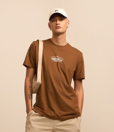 Remera Comfort en Algodón Peruano con Estampa Lettering 2