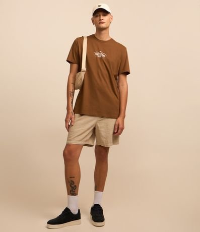 Remera Comfort en Algodón Peruano con Estampa Lettering 4