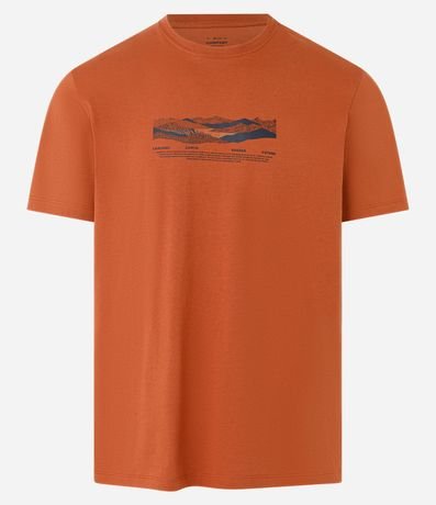 Remera Comfort en Algodón Peruano con Estampa de Montaña 4