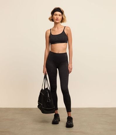 Top Deportivo Seamless con copa y Jacquard Animal Print leopardo 2