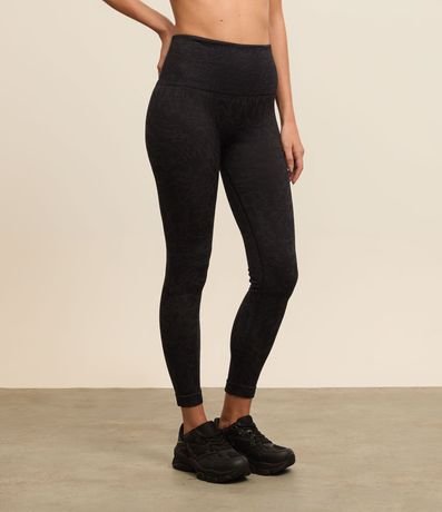 Pantalón Legging Deportiva Seamless con Jacquard Animal Print leopardo 2