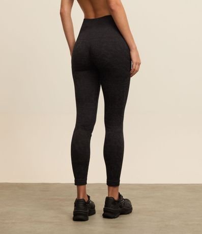 Pantalón Legging Deportiva Seamless con Jacquard Animal Print leopardo 3