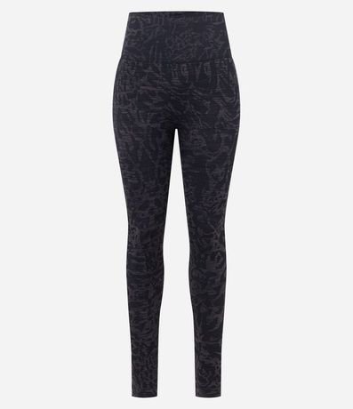 Pantalón Legging Deportiva Seamless con Jacquard Animal Print leopardo 5