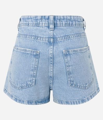 Short Pollera Corto en Jeans con Tiro Alto 7