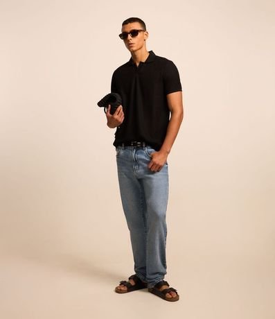 Pantalón Slim en Jeans Denim con Lavado y Pespunte 3