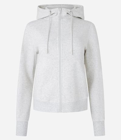 Campera Deportiva en Mix de Tejidos con Capucha y Bolsillos 5