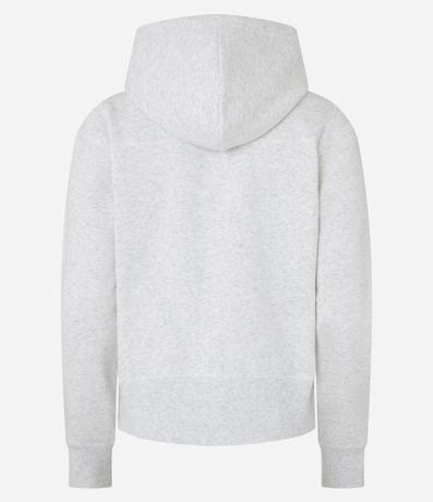 Campera Deportiva en Mix de Tejidos con Capucha y Bolsillos 6