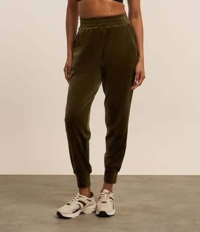 Pantalón Deportivo en Microfibra con Cintura Elástica 2