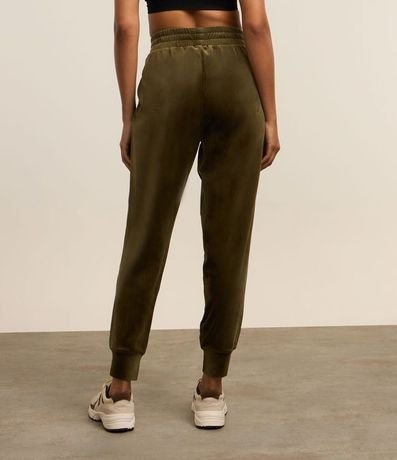 Pantalón Deportivo en Microfibra con Cintura Elástica 3