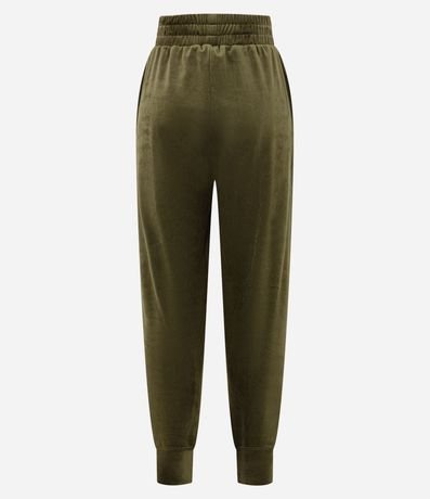 Pantalón Deportivo en Microfibra con Cintura Elástica 6