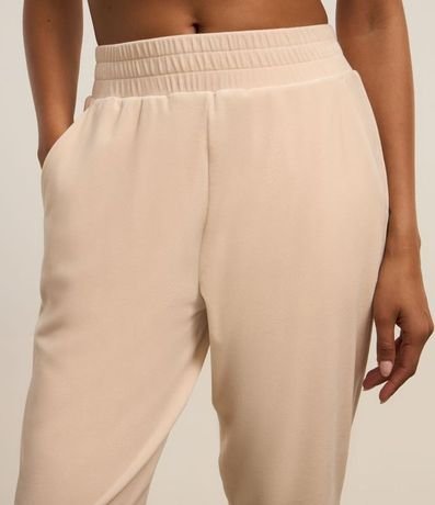 Pantalón Deportivo en Microfibra con Cintura Elástica 4