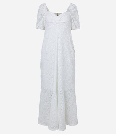 Vestido New Midi en Laise con Escote Corazón 4