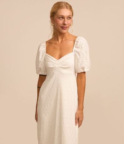 Vestido New Midi en Laise con Escote Corazón 2