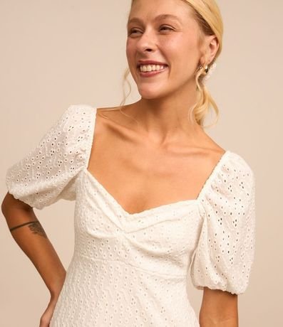 Vestido New Midi en Laise con Escote Corazón 3