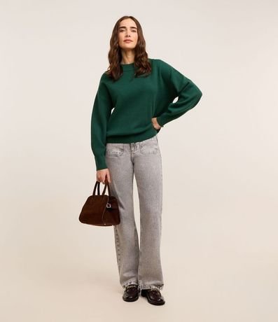 Buzo Suéter en Tricot con Puño Ajustado 2