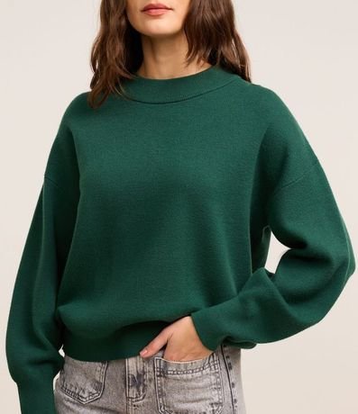 Buzo Suéter en Tricot con Puño Ajustado 4