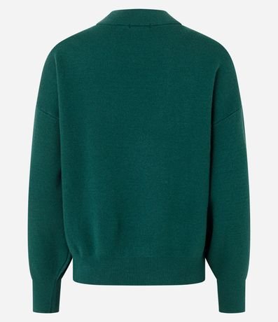 Buzo Suéter en Tricot con Puño Ajustado 7