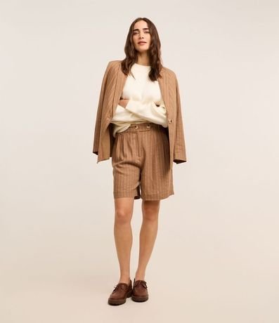 Buzo Suéter en Tricot con Puño Ajustado 2