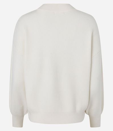 Buzo Suéter en Tricot con Puño Ajustado 7