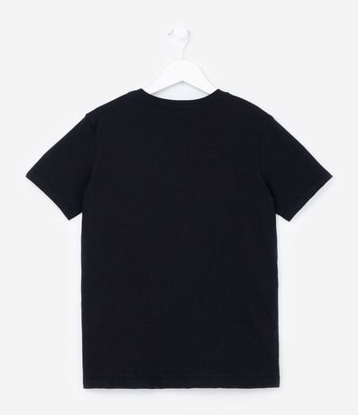 Remera Infantil con Estampa Escudo de Hogwarts que Brilla en la Oscuridad - Talle 7 a 14 años 2