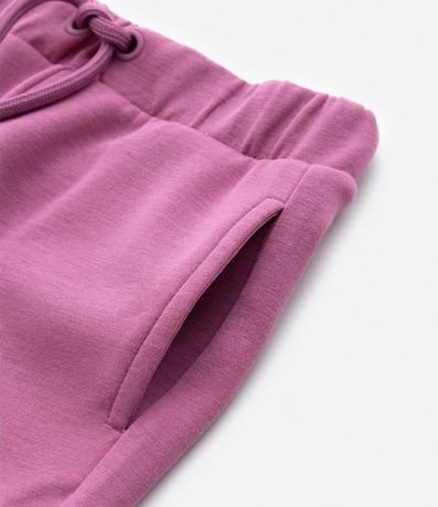 Pantalón Jogger Infantil en Modal con Recorte Lateral - Talle 1 a 5 años 5