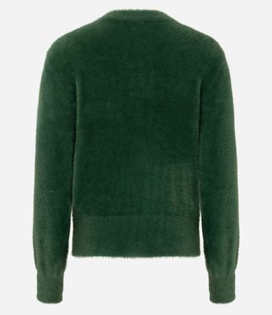 Cardigan en Poliamida Afelpada con Puños Largos 8