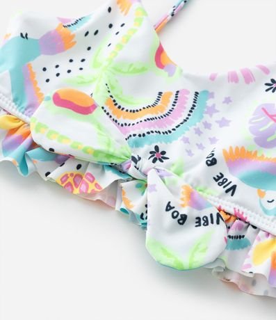 Bikini Infantil con Volados y Protección UV - Talle 5 a 14 años 3