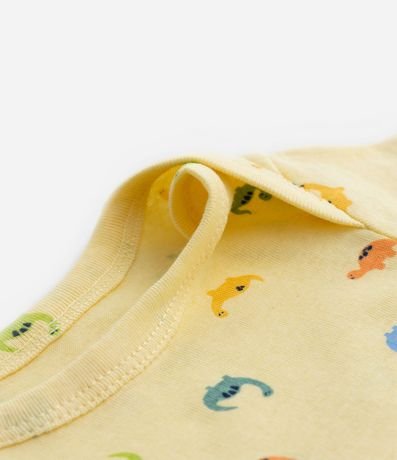 Body Infantil en Estampa Dino - Talle 0 a 24 Meses 4