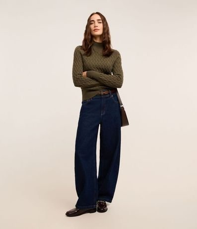 Suéter en Punto con Textura Zig Zag 3