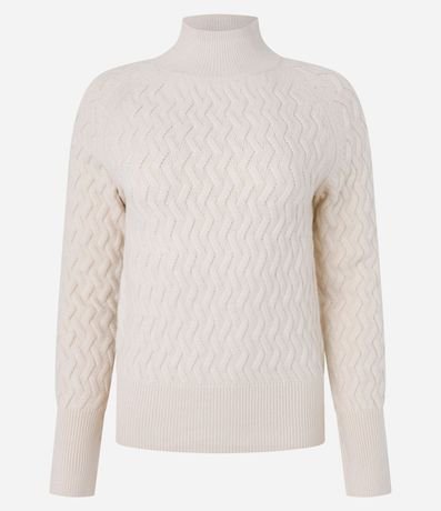 Suéter en Punto con Textura Zig Zag 5