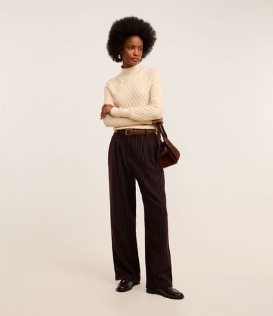 Suéter en Punto con Textura Zig Zag 2