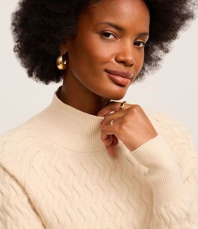 Suéter en Punto con Textura Zig Zag 3