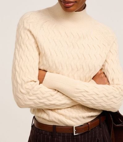 Suéter en Punto con Textura Zig Zag 4