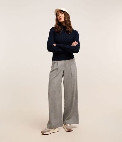 Suéter en Punto con Textura Zig Zag 2