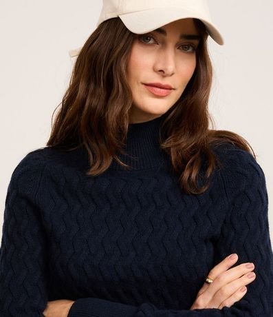 Suéter en Punto con Textura Zig Zag 3