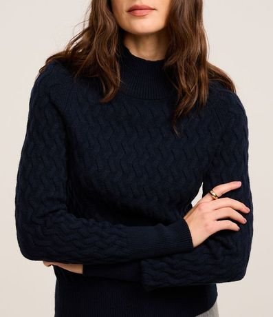 Suéter en Punto con Textura Zig Zag 4