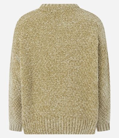 Suéter en Chenille con Cuello Redondo 9