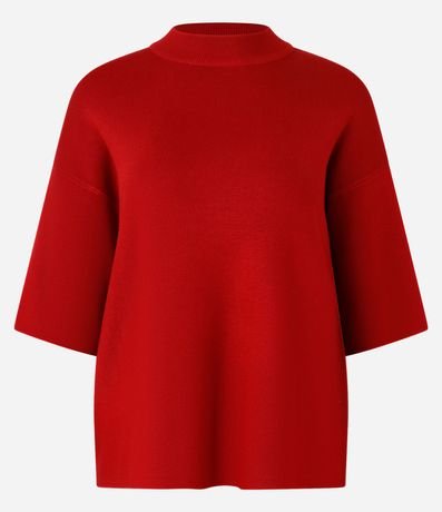 Blusa en Punto con Sisa Deslocada y Manga Amplia 9