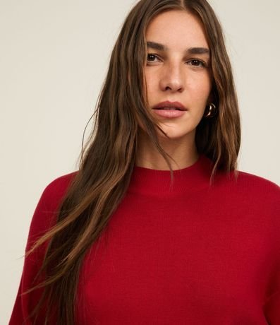 Blusa en Punto con Sisa Deslocada y Manga Amplia 7