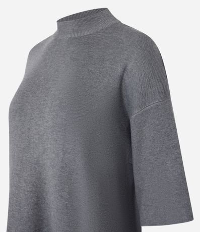 Blusa en Punto con Sisa Deslocada y Manga Amplia 6