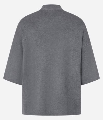 Blusa en Punto con Sisa Deslocada y Manga Amplia 7